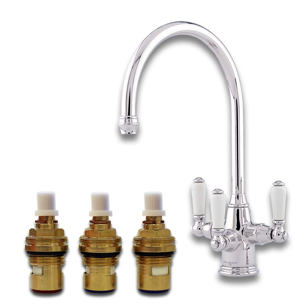 Springclear Brass Franke Triflow Corinthian - Replacement Tap Valves From Ltd