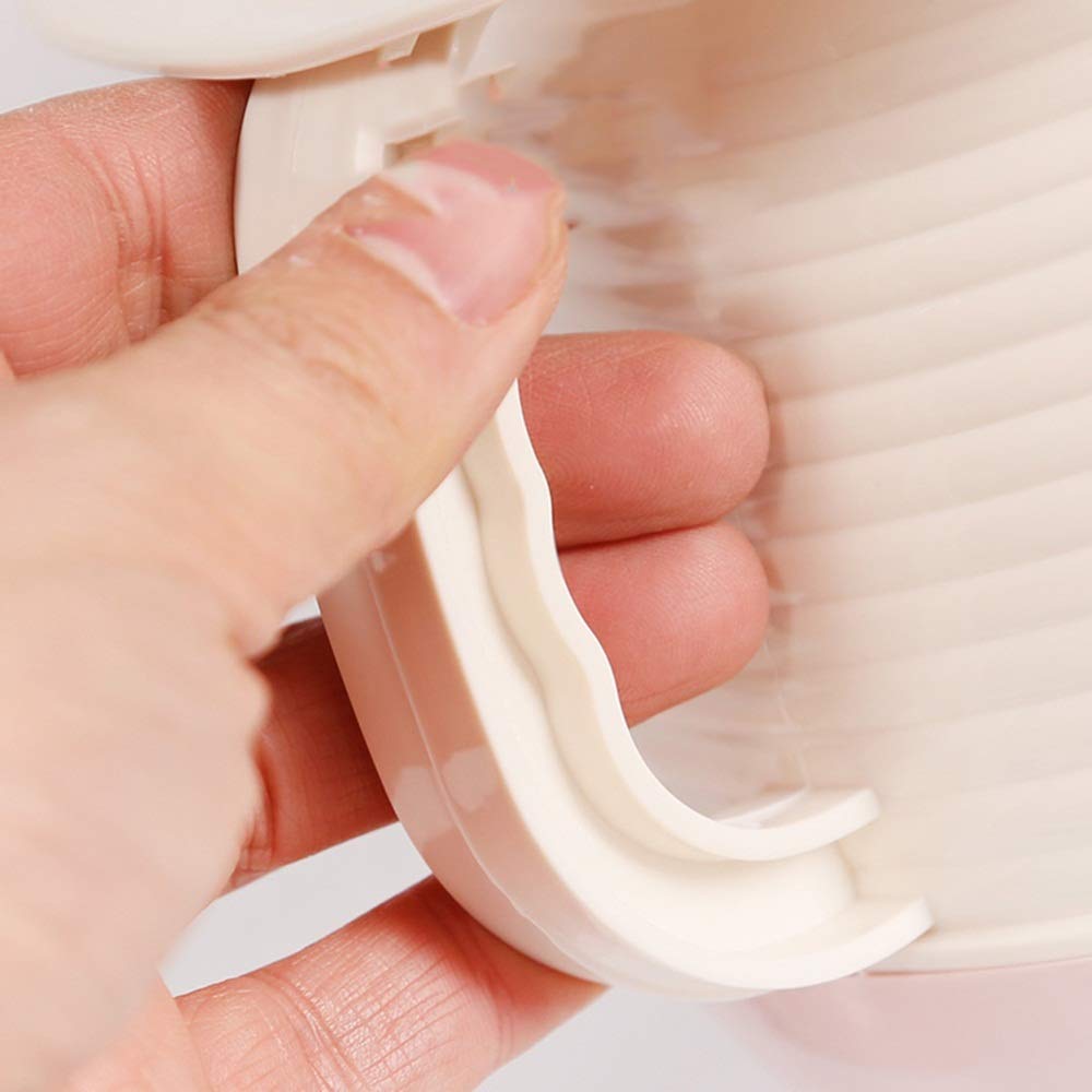 Orinatoio, Toilette Portatile ospedaliera per Assistenza domiciliare pazienti Anziani, Bambini, Unisex, Deodorante in Materiale PP con Coperchio, Tappetino Antiscivolo