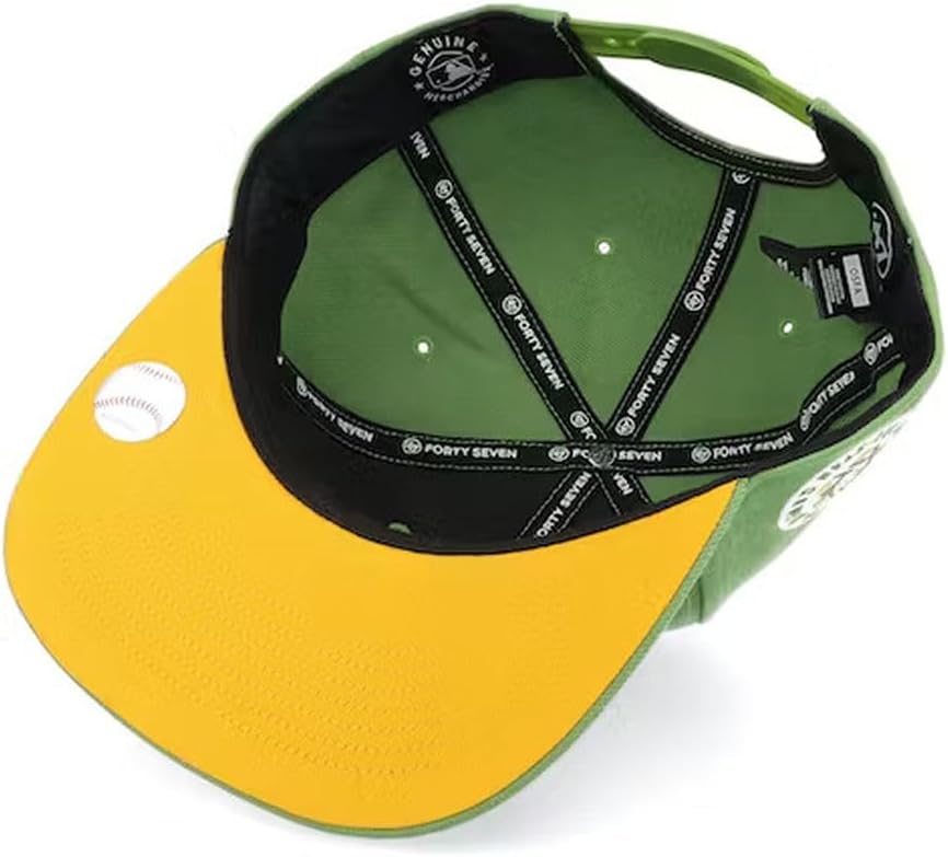 47 Brand Fatigue Green ASG Sure Shot Captain Adjustable Cap - MLB, Structured Flat Bill Baseball Hat