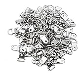【Paquete】: en el paquete hay 120 piezas de ganchos para marcos de anillo en D y equipados con tornillos M3x15mm.