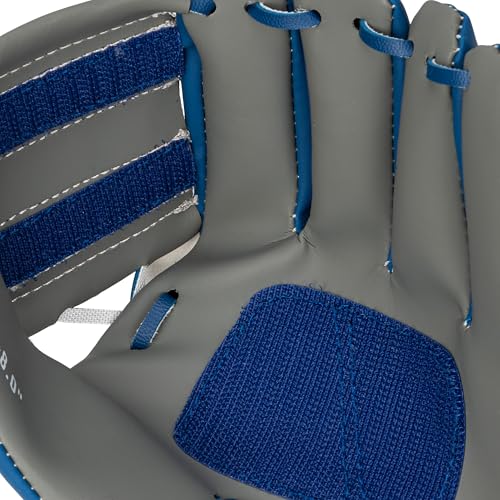 Franklin Sports Kids Toy Baseball Glove + Ball Set - Stiktek Baseball + Teeball Glove for Boys + Girls - Self-Stick Mitt + Ball Included - Youth Toy for Ages 3+ - 8" Inch - Grey + Navy by Franklin Sports - Used condition - Image 7
