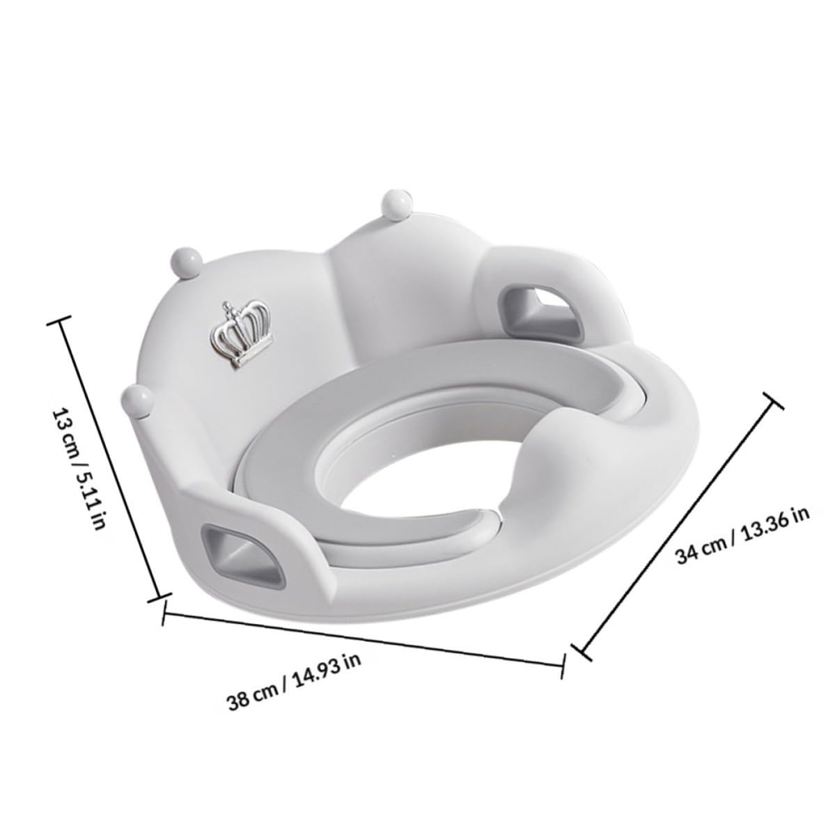 Toilet Ladder with Detachable Design and Anti Slip Pp Material, Comfortable Potty Training Seat Attachment, for Home Use