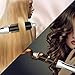 MIRACOMB Hair Curler Straightening Brush - Ceramic Tourmaline Flat Curling Iron - Cool Touch Round Brush PRO Multi Styler with 5 Heat Adjustments, 1 Inch Barrel, White (Enhanced)