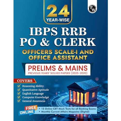 PW IBPS RRB Clerk & PO 24 Yearwise Previous Year Solved Papers PY...