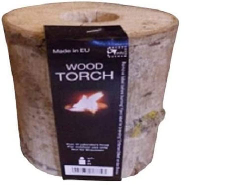 Bavaria Home Style Collection - Candle Light in Real Tree Trunk I Romantic Lighting for Garden and Patio I Original Wooden Decoration for Outdoor Use I Natural Tree Stump with Candle