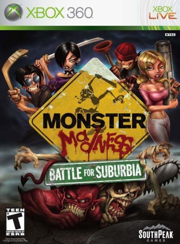 Monster Madness: Battle for Suburbia - Xbox 360 (Renewed)