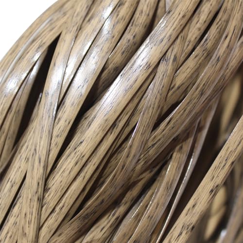 Kunststoff polyrattan Meterware, Reparaturset für rattan Möbel, Gartenmöbel Set, Korbsessel,