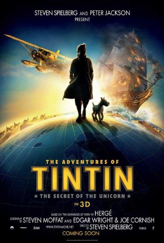 Amazon.co.jp: 映画ポスター 海外版 タンタンの冒険/ユニコーン