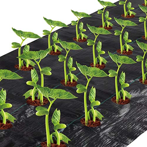 Agfabric Easy-Plant Weed Block for Raised Bed Outdoor Garden Weed Rugs Garden mat