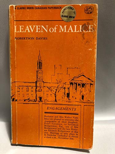 Leaven of Malice 0772001901 Book Cover