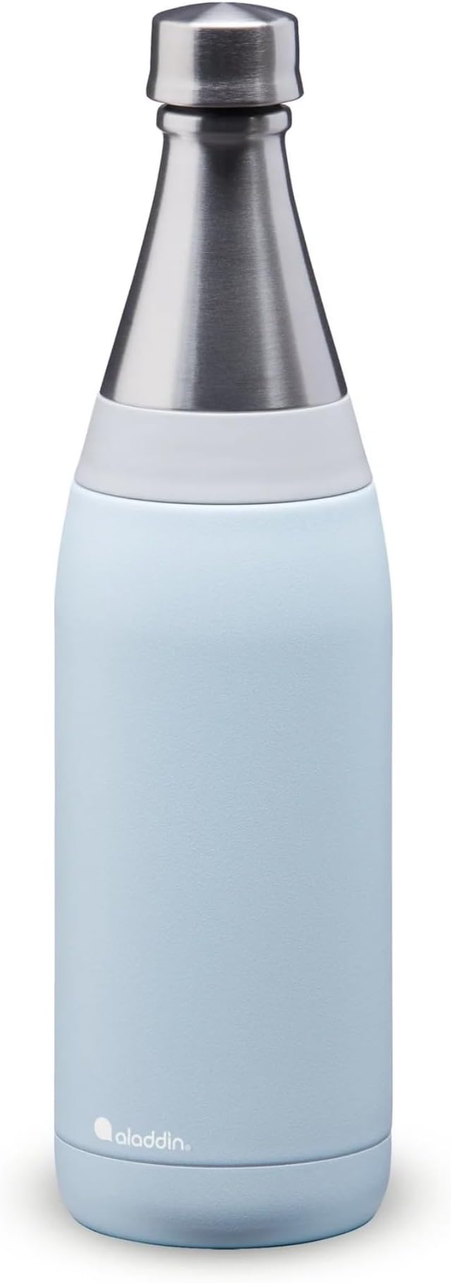 Fresco Thermavac Stainless Steel Water Bottle 0.6L Sky Blue – Leakproof - Keeps Cold For 10 Hours - Bpa-Free - Dishwasher Safe - REUSable Water Bottle With Durable Finish