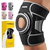 CAMBIVO ELITE Knee Brace with Side Stabilizers & Open Patella Gel Pad for Knee Pain, Meniscus ACL MCL Arthritis Relief, Breathable Adjustable Knee Support for Men and Women-Please Check Size Chart