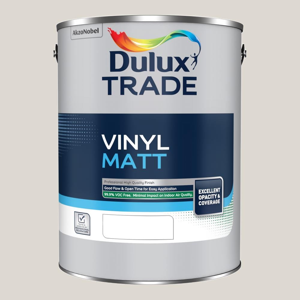 Paint Stop Mixed Colour Dulux Trade Vinyl Matt Khaki Mists 5 5L