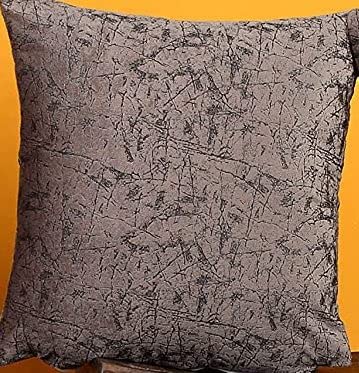 Image of RD TREND Texture Suede /Velvet Cushion Cover (16 x 16 inch, Grey)- Set of 5 Pcs