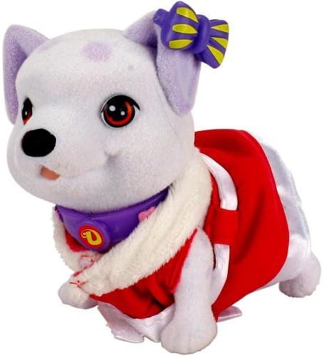 Teacup Doggies Fashion Set Hot Pink Belt White Fur Collar