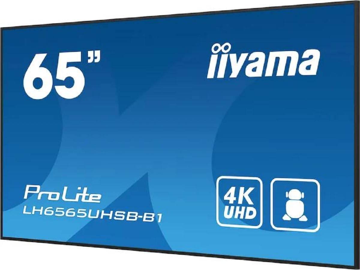 "Iiyama ProLite LH6565UHSB-B1 - 164 cm (65"") Diagonalklasse LCD-Display mit LED-Hintergrundbeleuchtung - Digital Signage - Android - 4K UHD (2160p)"