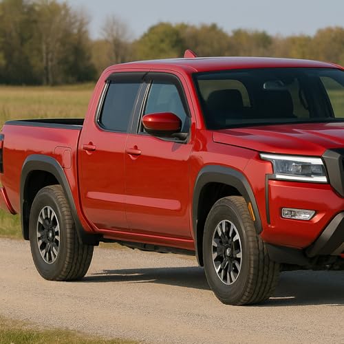 Voron Glass Tape-on Extra Durable Rain Guards for Nissan Frontier 2022-2026 Crew Cab, Window Deflectors, Vent Window Visors, 4 Pieces - 100912 by Voron Glass - Used condition - Image 6
