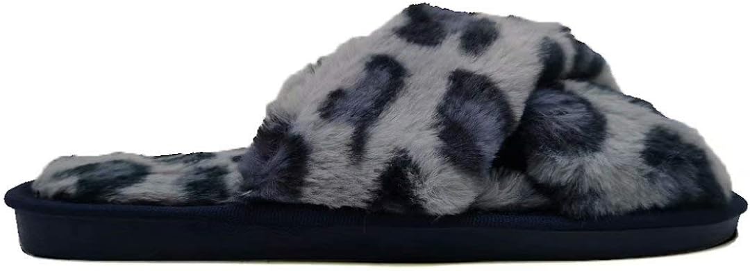 Quanzhou Chenchenchen E-Commerce Co.,Ltd Womens Soft Plush Fuzzy Slippers Open Toe Warm Comfy Indoor Outdoor shoes