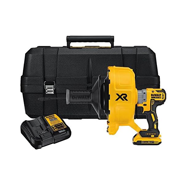 DEWALT 20V MAX XR Drain Snake Kit, Brushless (DCD200D1) • to