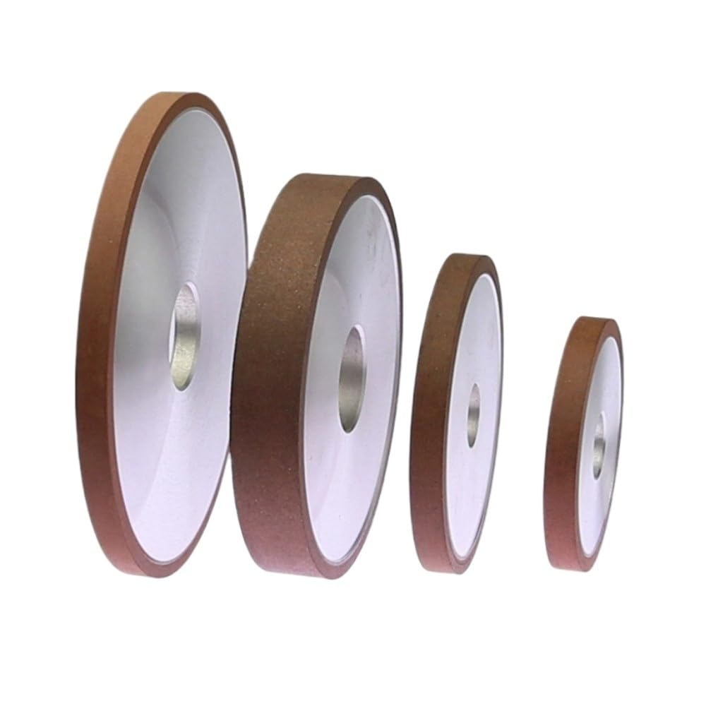 wytrzymała tarcza szlifierska diamentowa, Płaska ściernica diamentowa do szkła ceramicznego ze stali stopowej P150 P240 P320 Wiele rozmiarów(125MM*20MM*32MM*4MM*320)