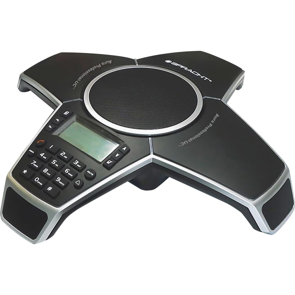 Aura Professional Unified Communications Conference Phone by Spracht – Black, Model CP-3012