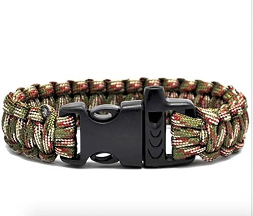Secret Survaval Knife,Paracord Bracelet Kit and compas