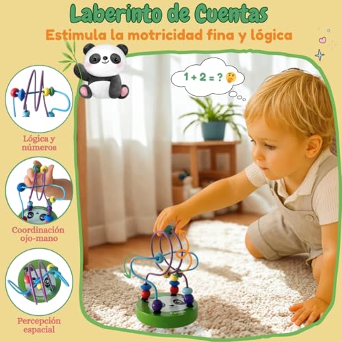 Brinquedos Bebé 6 Meses – Brinquedos Montessori Bebés 6-12 Meses | 6 EM 1 | Jogos Crianças 1 Ano, Brinquedos Bebé 1 Ano, Brinquedos Montessori, Presentes Originais para Bebés
