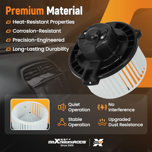 Image of maXpeedingrods 700002 A /C Heater Blower Motor w /Fan Cage Air Conditioning HVAC Fits for Acura MDX 2001-2006, for Honda Accord 1998-2002 Odyssey 1999-2004 Pilot 2003-2008# 79310S84A01 615-58456