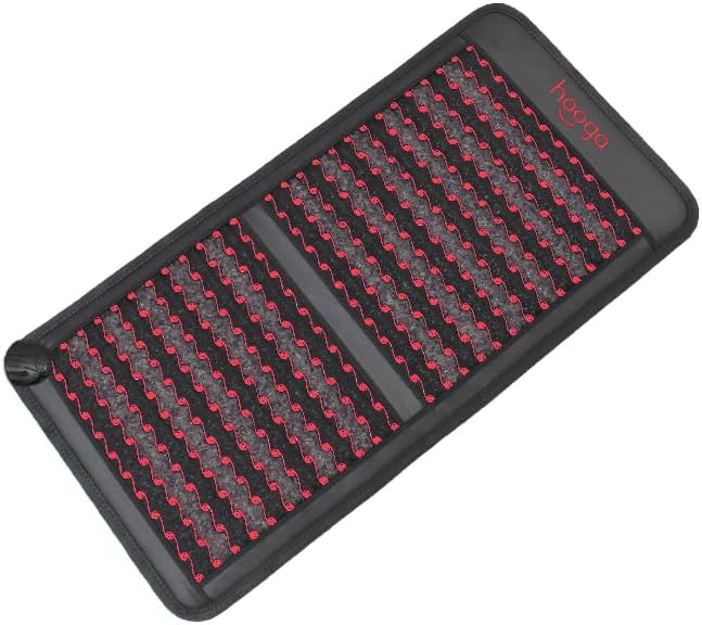Hooga Far Infrared Heat Therapy Mat, Foldable Mat with Far Infrared Heat, Natural Crushed Amethyst and Tourmaline Stones, Reduce Pain, Relieve Stress and Improve Circulation (Chair Pad) - Image 2