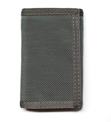 Sprocket Men's Trifold Slim Nylon Wallet (Grey Ballistic)4