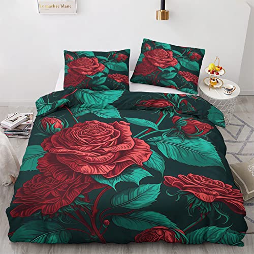 Funda Nordica Cama 90 Rosas Rojas: Ropa