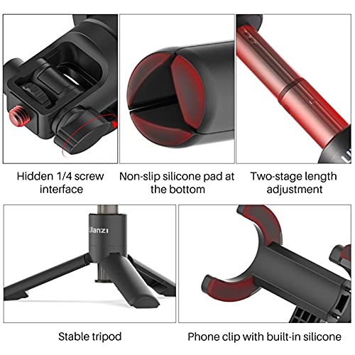 Trípode mini selfie stick para smartphone iPhone Android Vlog 4