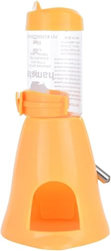 Miniatura 6 de Botella de agua automática para hámster, dispensador de bebida, 2.7 fl oz, con estación de alimentador de alimentos, recipiente para mascotas para