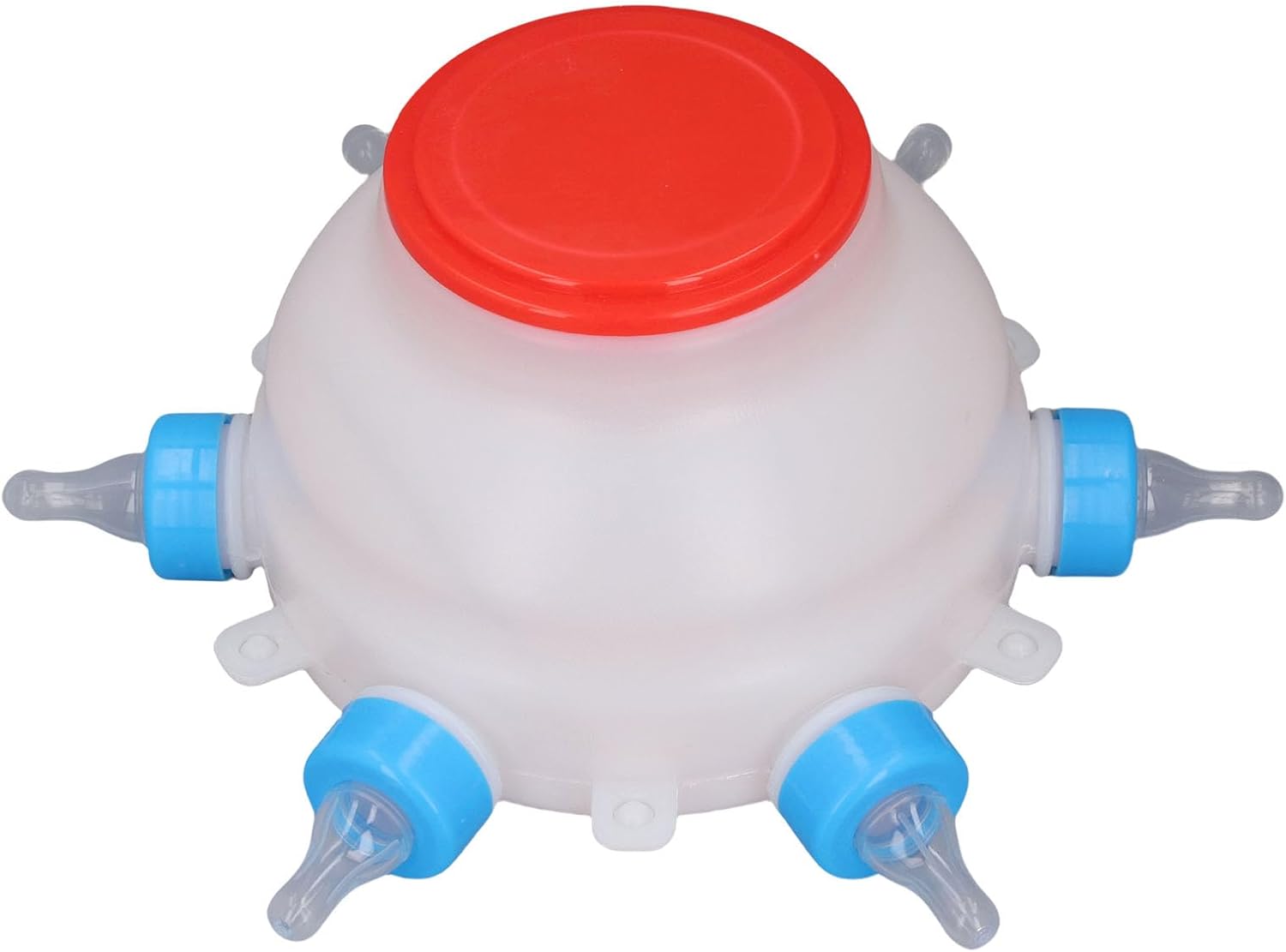 Luocute Small Animal Milk Feeder, 9.45x5.51in Piglet Puppy Baby Lamp Goat Milk Feeder Bucket Farm Drinking Equipment, Automatic Animal Feeding Portable Sheep Bottle Nursing Device