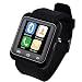 5IVE U80 Bluetooth 4.0 Smart Wrist Wrap Watch Phone for Smartphones IOS Android Apple iphone 5/5C/5S/6/6 Puls Android Samsung S3/S4/S5 Note 2/Note 3 Note 4 HTC Sony (Black)