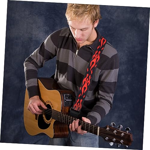 TOYANDONA Sangle De Guitare Acoustique Sangle De Basse Sangle De Guitare Basse Confort Sangle De Guitare Électrique Sangle De Guitare Réglable Sangle De Guitare Rouge Pu Guitare Bandoulière - Les Beatles, Paul McCartney, John Lennon, RIngo Starr, George Harrison TOYANDONA Sangle De Guitare Acoustique Sangle De Basse Sangle De Guitare Basse Confort Sangle De Guitare Électrique Sangle De Guitare Réglable Sangle De Guitare Rouge Pu Guitare Bandoulière – Image 8