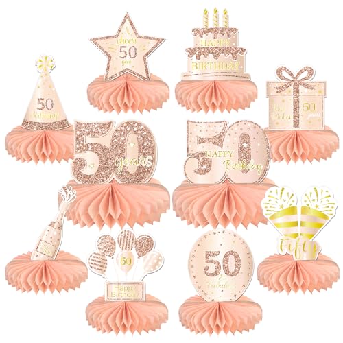 Gexolenu Rose Gold Centerpieces