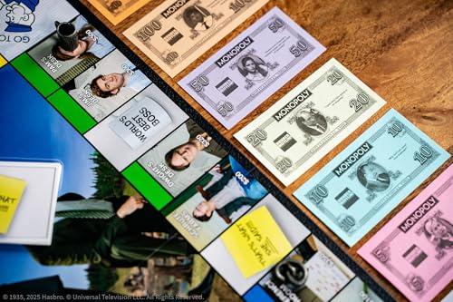 Monopoly: The Office juego de mesa con Tokens y cartas miniatura 6