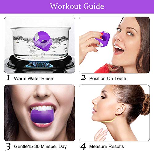 Exercitador de mandíbula, rosto e pescoço da mandíbula – Defina sua mandíbula, fina e tonifique seu