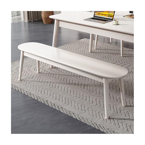 Banc de salle à manger en chêne à bords arrondis pour un confort optimal