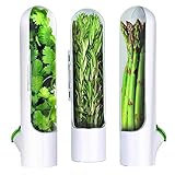 RYRA Premium Herb Keeper and Herb Storage Container, Fresh Cup Vegetable Preservation Bottle for...