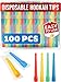 100pcs Hookah Tips Disposable - Individually Wrapped - Hygienic Hookah Mouth Tips for Hookah Hose - BPA Free, Easy to Use, Fits Most Hookah Hoses – Colorful Hookah Accessories for Party Use