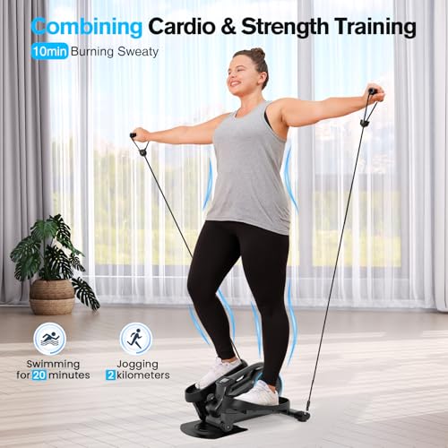Ukeep Under Desk Elliptical, Manual Elliptical Exercise Machine, Quite Foot Pedal Exerciser thumb #4