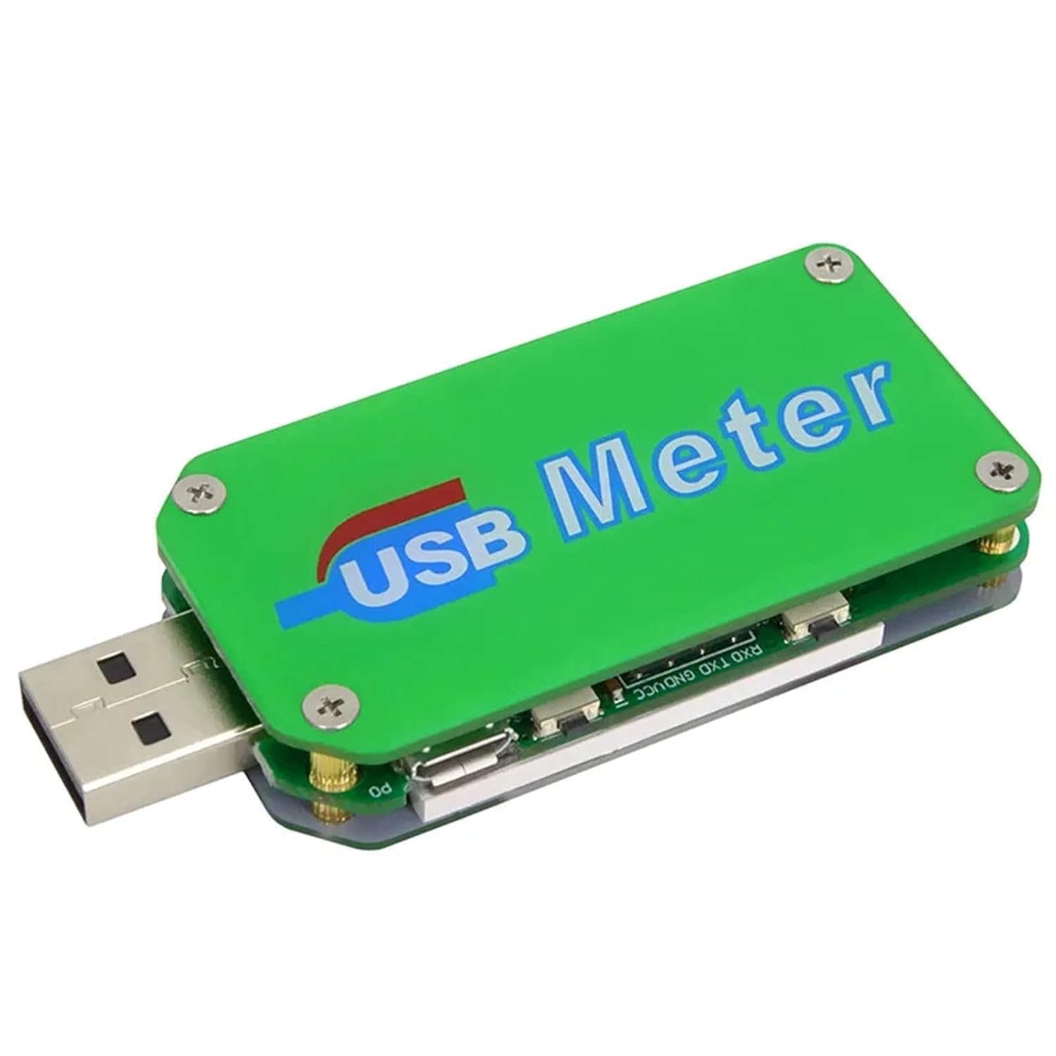 UM34/UM34C UM24/UM24C UM25/UM25C DC Voltmeter Ammeter Voltage Current Tester Battery Charge USB(Silver)