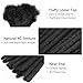 Dreadlock Extension Human Hair 100% Real Human Hair 0.4cm Width 12inch 30 Strands Locs Human Hair Extensions for Women/Men Can Be Dyed Bleached Curled Twisted Natural Black