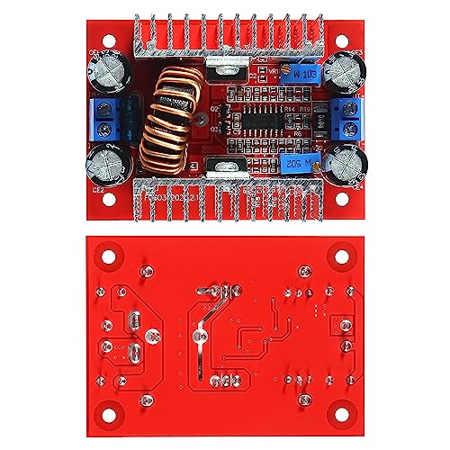 2pcs DC 400W 15A Step-up Boost Converter Constant Current Power Supply LED Driver DC8.5V-50V to DC10V-60V Voltage Charger Step Up Module for Electric Equipment2