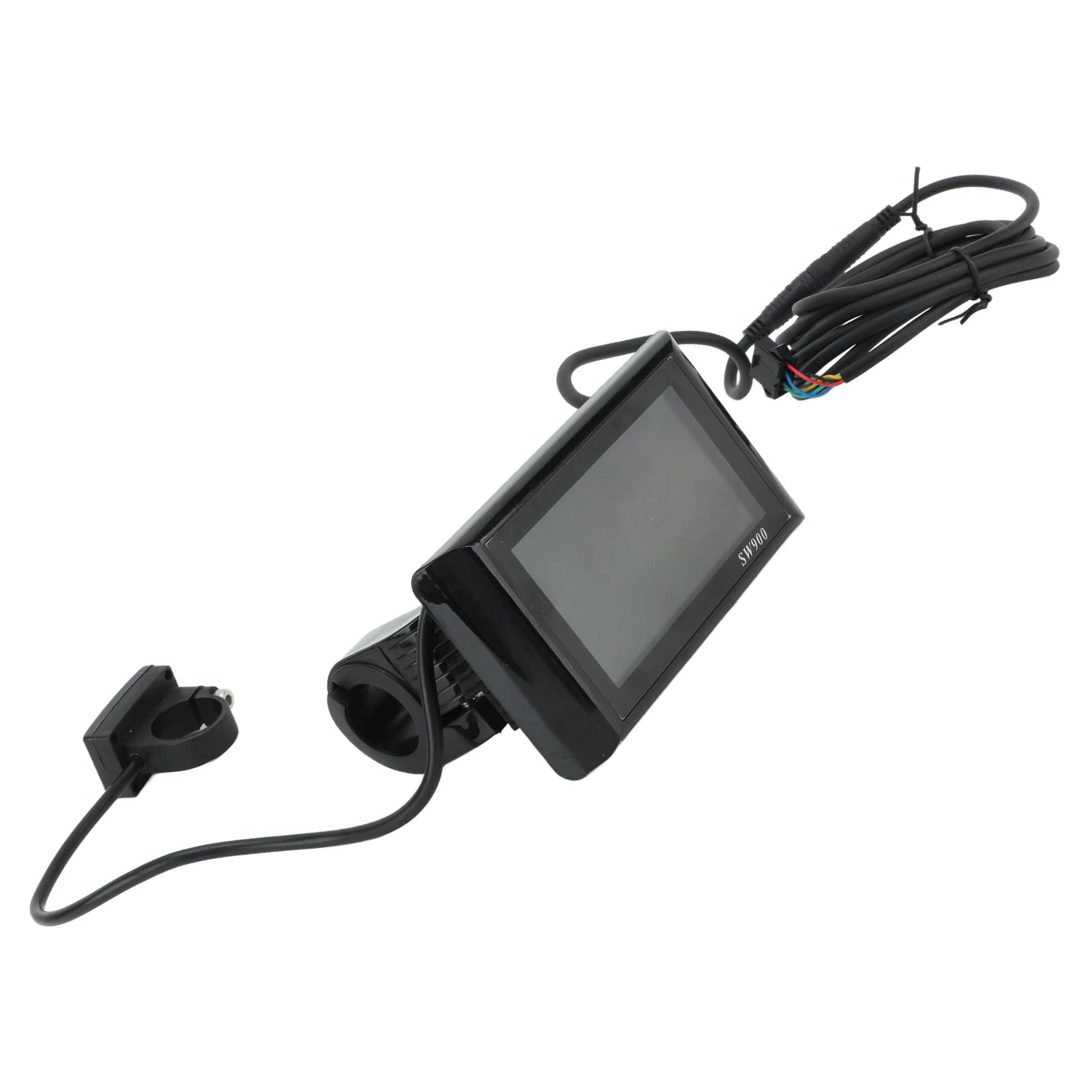 Elektrische Fiets LCD-scherm, 24V 36V 48V 60V Universele Elektrische Scooter SW900 LCD-scherm Meterbedieningspaneel 6-pins Elektrische Fietsconversiekit met Waterdichte Connector