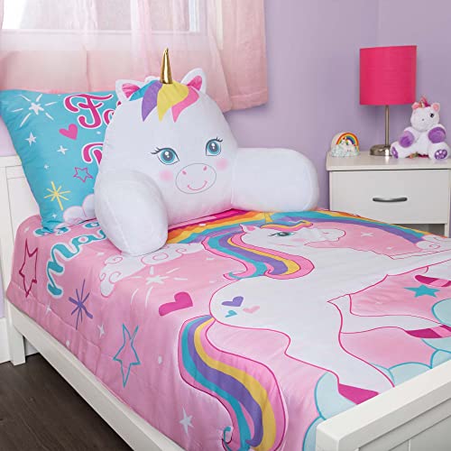 Funouse Unicorn Kids Back Resting Pillow For Reading And Watching Tv – Bed Rest Pillow With Arms To Lounge With Comfortable Back Support – Great For The Bed Or Couch #TOP6