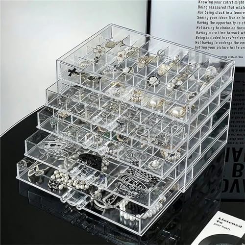 Organisateur de maquillage COELHO boîte de rangement bijoux multi-compartiments