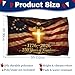 250 Anniversary USA Flag, Double Sided Waterproof Patriotic Eagle Cross Flag 1776-2026, Christian Outdoor Yard Decor (3x5ft)